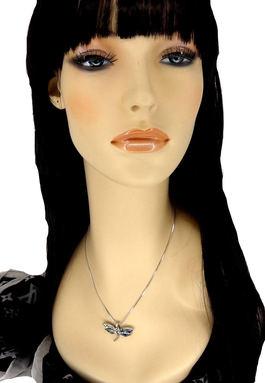 Abalone Dragonfly Pendant Necklace Gift Boxed Fast Shipping