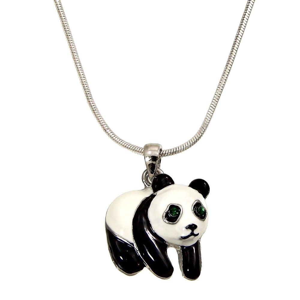 Little Panda Bear Pendant Necklace Gift Boxed Fast Shipping