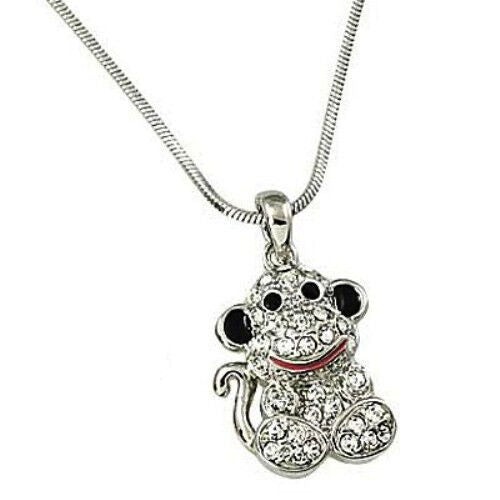 Little Monkey Pendant Necklace Gift Boxed Fast Shipping